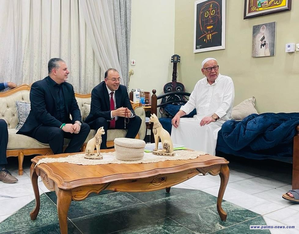 بحضور نخيل عراقي.. السوداني يوفد مستشاره الثقافي لعيادة طائر الجنوب الفنان حسين نعمة